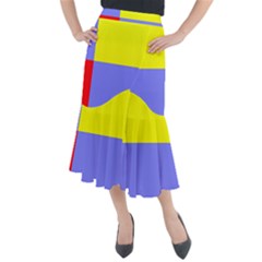 Nitriansky Flag Midi Mermaid Skirt by tony4urban