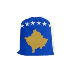 Kosovo Drawstring Pouch (medium) by tony4urban