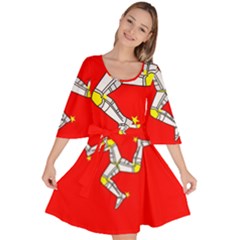 Isle Of Man Velour Kimono Dress by tony4urban