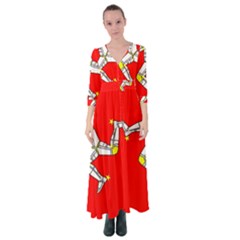 Isle Of Man Button Up Maxi Dress by tony4urban