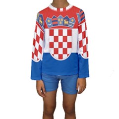 Croatia Kids  Long Sleeve Swimwear by tony4urban