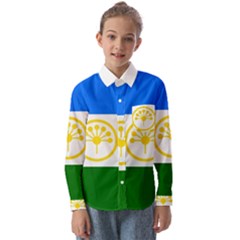 Bashkortostan Flag Kids  Long Sleeve Shirt by tony4urban