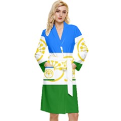 Bashkortostan Flag Long Sleeve Velour Robe by tony4urban