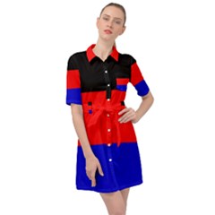 East Frisia Flag Belted Shirt Dress by tony4urban