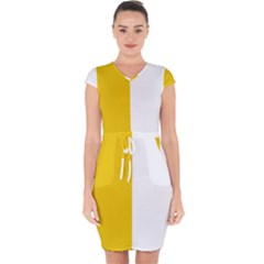 Antrim Flag Capsleeve Drawstring Dress  by tony4urban