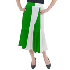 Fermanagh Flag Midi Mermaid Skirt by tony4urban