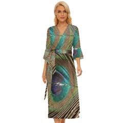 Peacock Midsummer Wrap Dress by StarvingArtisan