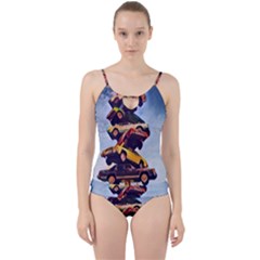 Berwyn Car Kebob Cut Out Top Tankini Set by StarvingArtisan