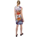 Daisy Painting  Sleeveless Shirt Dress View2