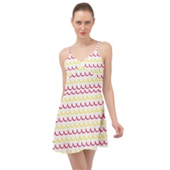 Pattern Waves Summer Time Chiffon Dress by artworkshop