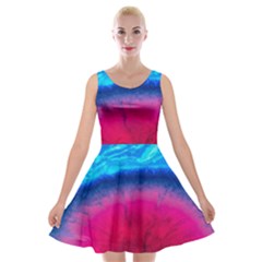 Experimental Liquids Velvet Skater Dress by artworkshop