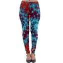 Fractal Pattern Background Lightweight Velour Leggings View1