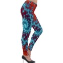 Fractal Pattern Background Lightweight Velour Leggings View4