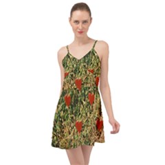 Valentine Day Heart Forest Summer Time Chiffon Dress by artworkshop