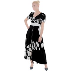 Mrn Button Up Short Sleeve Maxi Dress by MRNStudios