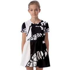 Mrn Kids  Short Sleeve Pinafore Style Dress by MRNStudios