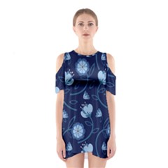 Flower Shoulder Cutout One Piece Dress by zappwaits