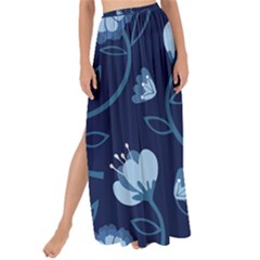 Flower Maxi Chiffon Tie-up Sarong by zappwaits