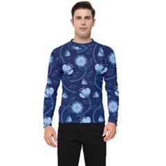 Flower Men s Long Sleeve Rash Guard by zappwaits