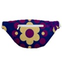 Flowers Pearls And Donuts Purple Burgundy Peach Navy Fanny Pack View2