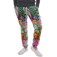 Secret Garden  Men s Jogger Sweatpants by PollyParadiseBoutique7