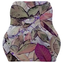 Leaves  Car Seat Velour Cushion  by DinkovaArt