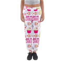 Desserts Pastries Baking Wallpaper Women s Jogger Sweatpants by Ravend