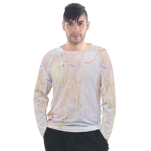 Abstract Art Design T- Shirt Abstract-1 T- Shirt Men s Long Sleeve Raglan Tee by maxcute