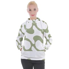 Abstract Pattern Green Swirl T- Shirt Abstract Pattern Green Swirl T- Shirt Women s Hooded Pullover by maxcute