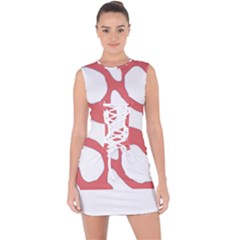 Abstract Pattern Red Swirl T- Shirt Abstract Pattern Red Swirl T- Shirt Lace Up Front Bodycon Dress by maxcute