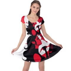 3 - Science Love And Art 2 - Science Love And Art Cap Sleeve Dress by LemonPear