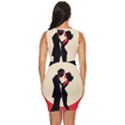 3 - Science Love And Art 2 - Science Love And Art Draped Bodycon Dress View4