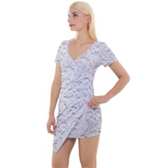 Adobestock Preview Short Sleeve Asymmetric Mini Dress by artworkshop