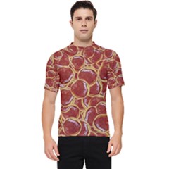 Cookies With Strawberry Jam Motif Pattern Men s Short Sleeve Rash Guard by dflcprintsclothing