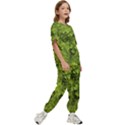 Botanical Motif Plants Detail Photography Kids  Tee and Pants Sports Set View3