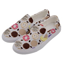 Donuts! Men s Canvas Slip Ons by fructosebat