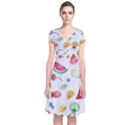 Fruit! Short Sleeve Front Wrap Dress View1