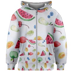 Fruit! Kids  Zipper Hoodie Without Drawstring by fructosebat