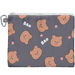 Bears! Canvas Cosmetic Bag (xxxl) by fructosebat