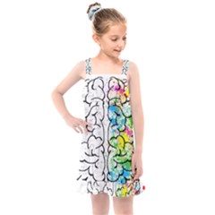 Brain-mind-psychology-idea-drawing Kids  Overall Dress by Jancukart