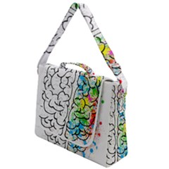 Brain-mind-psychology-idea-drawing Box Up Messenger Bag by Jancukart