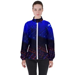 Mixer Console Audio Mixer Studio Women s High Neck Windbreaker by Jancukart