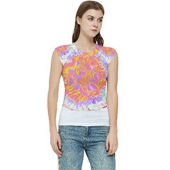 Abstract T- Shirt Circle Beauty In Abstract T- Shirt Women s Raglan Cap Sleeve Tee by maxcute