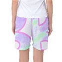 Abstract T- Shirt Cool Abstract Pattern Design 2 Women s Basketball Shorts View2