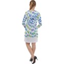 Abstract T- Shirt Rapoline T- Shirt Long Sleeve Hoodie Dress View2