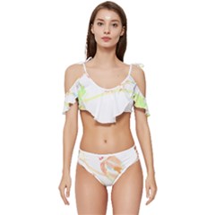 Bird Lover T- Shirtbird T- Shirt (12) Ruffle Edge Tie Up Bikini Set	 by maxcute