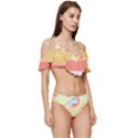 Bird Lover T- Shirtbird T- Shirt (30) Ruffle Edge Tie Up Bikini Set	 View3