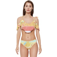 Bird Lover T- Shirtbird T- Shirt (34) Ruffle Edge Tie Up Bikini Set	 by maxcute