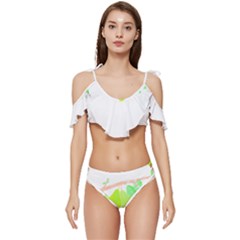 Bird Lover T- Shirtbird T- Shirt (37) Ruffle Edge Tie Up Bikini Set	 by maxcute