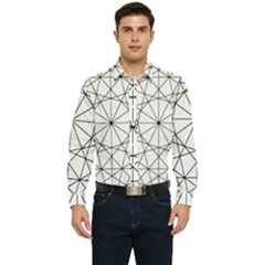 Black And White Pattern T- Shirt Black And White Pattern 8 Men s Long Sleeve  Shirt by maxcute